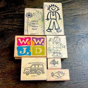 Mixed Set of 7 Stampin’ Up Stamps
